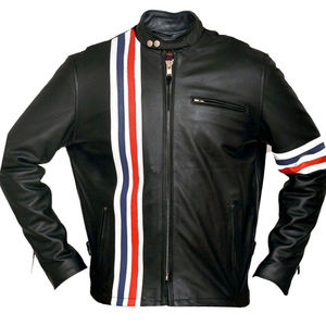 Chaqueta de Motociclista de Cuero de Alta Calidad con Logotipo Personalizado al por Mayor, Fabricación Profesional, Ecológica e Impermeable para Hombre - Product Image 6