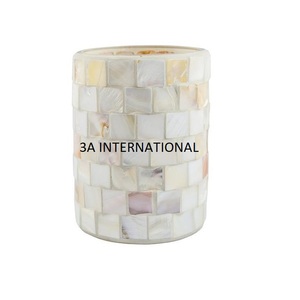 <b>Candle</b> Light Dinner <b>Candle</b> Stand Handmade Decorative Bone Votive Mother of Pearl Antique Finished <b>Candle</b> <b>Set</b> Use - Product Image 1