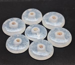 Gema de ojo Solar para anillo, piedra semipreciosa, cabujón de ágata de musgo Solar - Product Image 1