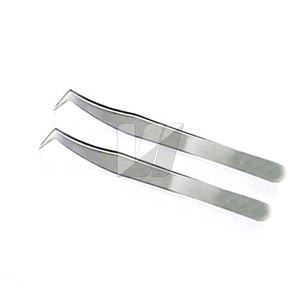 Pinzas de volumen de acero inoxidable japonesas con logotipo personalizado de alta calidad, Punta puntiaguda para extensión de pestañas sostenible - Product Image 4