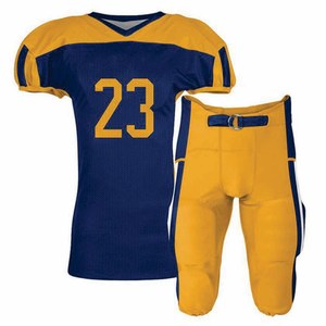 Maillot de football américain sublimé 100 % polyester, unisexe, à manches courtes, blanc, grande taille, le mieux noté - Product Image 4