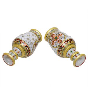 Jarrones de metal de diseño único para decoración del hogar, jarrones modernos para flores - Product Image 2