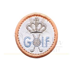 Venta al por mayor de parches bordados personalizados de tela de fieltro de hierro para uso en prendas de vestir - Product Image 1