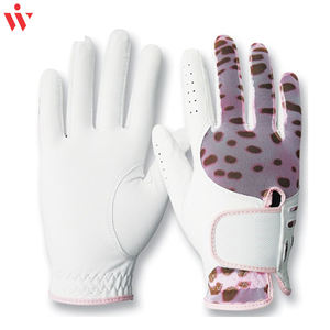 Guantes de Golf de alta calidad, manoplas de cuero con logotipo bordado, última moda - Product Image 6