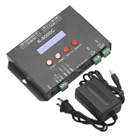 K-8000C sd карты 8 выходными портами пикселей светодиодный контроллер управления sk6812 apa102c ws2811 dmx512 и так далее