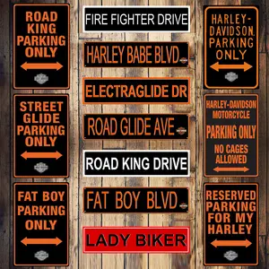 Vintage Garage Decor Metal Sign Tin Teken Metal Plaque Bar Pub Gas Station Man Cave Muur Decor Metalen Poster Brief straat Sgin