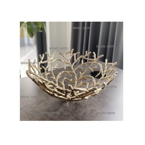 Classic Design Aluminium Decorative Bowl Silver Color Kitchenware Dessert Dates Bowl At Affordable Price - Product Image 5