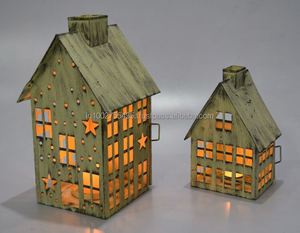 โคมไฟโลหะทำมือ ดีไซน์พิเศษจาก IHA สำหรับตกแต่งบ้าน ที่วางเทียนไข สำหรับเทศกาลอีสเตอร์ - Product Image 2