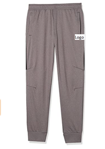 Men's High Quality Custom Logo Streetwear Performance <b>Stretch</b> Knit Jogger Pant-93% Polyester, 7% Elastane-Imported&<b>Machine</b> Wash - Product Image 6