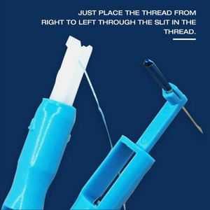 Outil d'insertion <span class=keywords><strong>de</strong></span> point d'enfilage d'aiguille pour Machine à coudre Insertion <span class=keywords><strong>de</strong></span> fil <span class=keywords><strong>de</strong></span> poignée <span class=keywords><strong>femme</strong></span> <span class=keywords><strong>de</strong></span> ménage âgée bricolage vêtements accessoires <span class=keywords><strong>de</strong></span> couture - Product Image 2