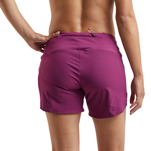 Shorts Deportivos de Malla Morados para Mujer, Cintura Alta, para Correr y Hacer Ejercicio - Product Image 2