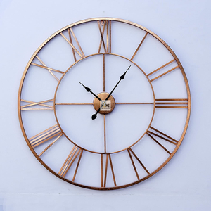 Horloges murales contemporaines de luxe en quartz et métal avec mouvement silencieux – Décoration de maison et de bureau de designer italien en gros - Product Image 5