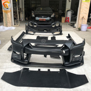 Sợi carbon thực nis-mo phong cách xe <span class=keywords><strong>Bumper</strong></span> Full Body Kit cho 2009-2016 Gtr R35 - Product Image 1