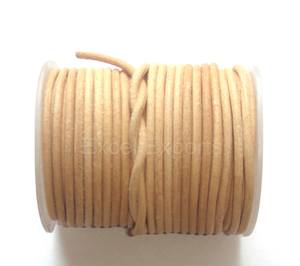High Quality <b>Green</b> Leather <b>Cords</b> in Various Sizes 1mm 1.5mm 2mm 3mm 4mm for Jewelry Making - Product Image 2