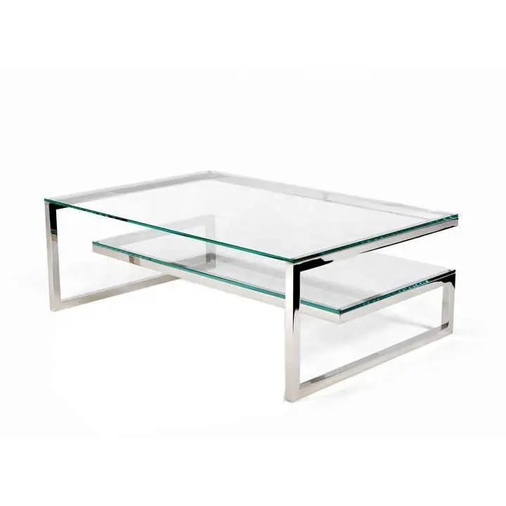 modern stainless steel table for luxury home