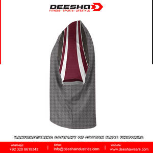 Camisetas de Hockey sobre Césped y Lacrosse para Adultos, Sublimadas, de Poliéster Transpirable, de Secado Rápido, Reversibles, Impermeables, Antibacterianas, Estampadas - Product Image 4