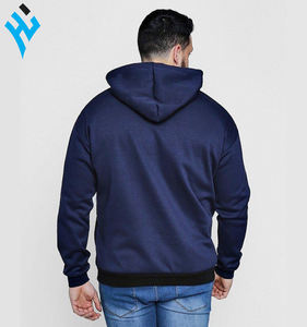 Sweat-shirt en molleton pour hommes, pull, à capuche, couleur contrastée, Hip-Hop, personnalisé, nouvelle mode, - Product Image 2