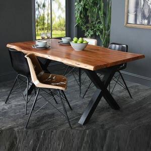 ชุดโต๊ะอาหารไม้เนื้อแข็งทันสมัย เฟอร์นิเจอร์ห้องอาหารสำหรับใช้ในบ้าน สำนักงาน ห้องครัว โรงแรม และวิลล่า - Product Image 1