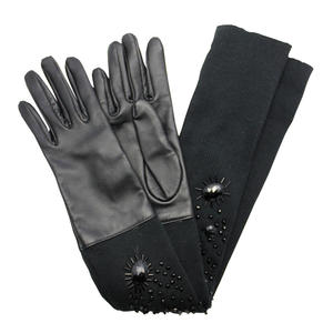Gants en cuir pour femmes de mode d'hiver haut de gamme, coupe-vent, en cuir véritable, gants de conduite en cuir - Product Image 3