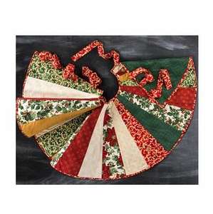 LUXURY <b>CHRISTMAS</b> TREE SKIRT BURLAP HANDICRAFTS FESTIVE & PARTY DECORATIVE TREE SKIRT - Product Image 2