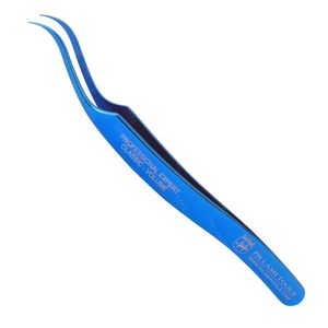 Pinzas azules para pestañas, en forma de serpiente, Etiqueta Privada, pinzas de extensión de pestañas, novedad - Product Image 1