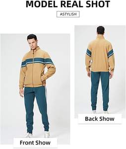 Chándales de exterior para hombre, trajes de Jogging personalizados con capucha, chándal - Product Image 2