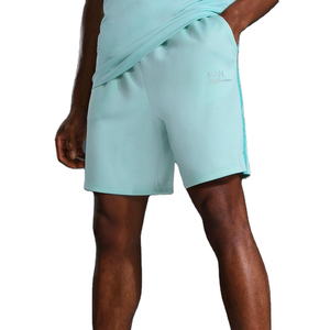 Short de survêtement de gymnastique à logo imprimé personnalisé pour hommes Style solide Jogger décontracté anti-rides Caractéristiques écologiques - Product Image 1