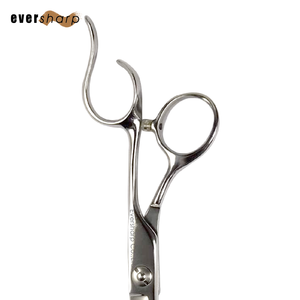 High Quality 6.25" Right-Handed Hair Scissors Mirror Polish Sharp Stainless Steel Blade Straight Tip Japanese Stainless Handle - Product Image 2