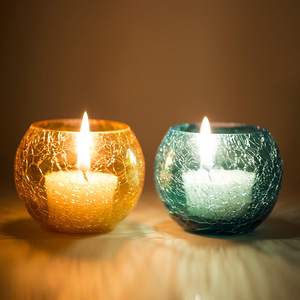 Denier Crackle Votive <b>Tealight</b> <b>Candle</b> Holder - Product Image 1