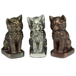 Urna de gato sentado único en bronce para cenizas de mascotas, urna de Mascota de gato sentado, es un ataúd de latón asequible, cremación de cenizas - Product Image 5
