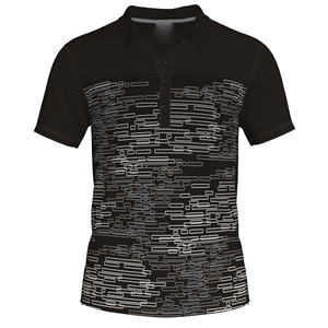 Logo personnalisé 100% coton pour polos avec broderie Logo imprimé personnalisé - Product Image 3