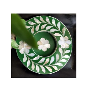 Artículos de fiesta y posavasos de piedra MOP/para soporte y posavasos de color natural para soporte de forma cuadrada y posavasos de forma redonda con venta - Product Image 2