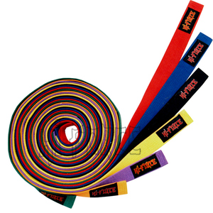 Venta al por mayor logotipo personalizado Taekwondo Karate Hapkido artes marciales cinturón Karate Judo Master cinturón negro - Product Image 4