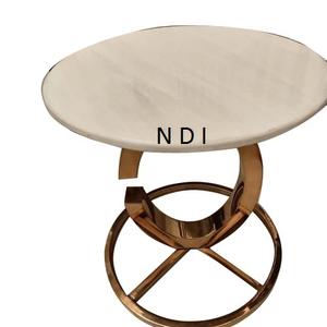 Mesa de centro con Base de aluminio con acabado antiguo, mesa de centro decorativa hecha a mano para decoración de muebles de Hotel - Product Image 1