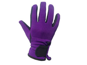 Guantes ecuestres de cuero para montar a caballo, de alta calidad, personalizados, de seguridad para carreras, AM697, venta al por mayor - Product Image 6