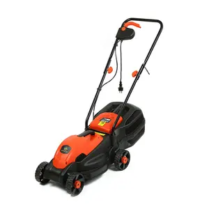 Supplier sale hand push corded plastic metal powered electric lawn mowers