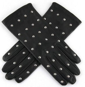 Gants sans doigts sexy en peau de mouton, gants en cuir chauds, gants tactiques de sport, bande élastique réglable, respirant et extensible - Product Image 6