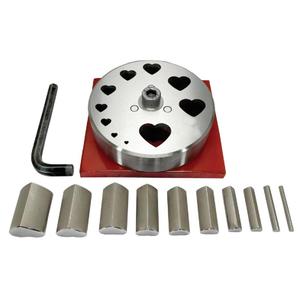 Juego de cortadores de disco con forma de corazón, herramientas de joyería - Product Image 2