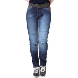 Kevlar กางเกงยีนส์ทรงมอเตอร์ไบค์สำหรับผู้หญิง,ผ้ายีนส์ Biker สไตล์รอยพับได้ขนาด AA สำหรับปี EN17092นายกรัฐมนตรี - Product Image 2