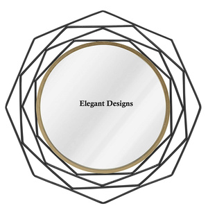 Miroir mural décoratif de couleur or fait à la main de qualité supérieure Style de luxe pour la décoration de Noël à la maison - Product Image 6