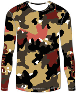 Camisa de pesca personalizada, nuevo diseño, Cheetah/Leopard, Camo FPS 50 + 100% poliéster, microenclavamiento 130-160 gsm, protección UV - Product Image 5