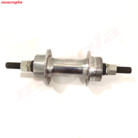 Moyeu arrière pour vélo tout terrain, barillet fin ouvert, 3/8\" x 170 mm, BMX, 4 roulements étanches, pièces de vélo multi-vitesses, moyeu en acier au carbone