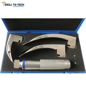 Alta calidad peso ligero bajo precio Miller Macintosh adulto pediátrico reflejo fuente de luz trasera laringoscopio de fibra óptica - Product Image 5