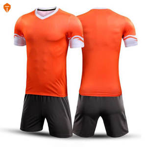 Camisetas de fútbol de color personalizadas, uniforme de fútbol barato, nuevo diseño - Product Image 3
