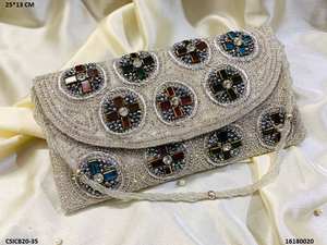 Bolso de mano étnico de diseñador, bolsa de mano nupcial - Product Image 5