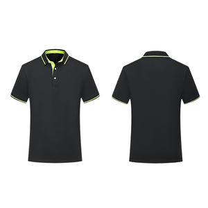 Camisas de Golf Modernas para Hombre, de Lona Sólida, Corte Regular, Manga Corta, Transpirables - Product Image 3