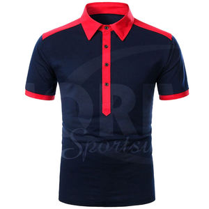 Vente en gros de coton tendance pour hommes pour polos pour le printemps et l'été Unique et confortable avec motif solide Meilleur matériau - Product Image 1