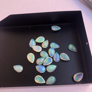 10mm 14mm naturel éthiopien Welo opale lisse poire cabochons calibrés en vrac de grossiste en vrac offres tendance en ligne inde - Product Image 2