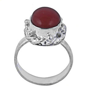 Cornaline Gemstone Bagues en argent sterling 925 Cornaline Bagues en vrac Vente en gros de résultats de bijoux en argent Bagues en argent faites à la main Fournisseurs - Product Image 2