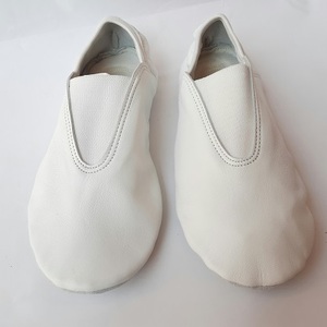 รองเท้ายิมนาสติกแบบแยกชิ้นทำจากหนัง PU, รองเท้าลำลองหนังแท้ส้นแบนนุ่มวัสดุผ้าใบด้านบน - Product Image 6